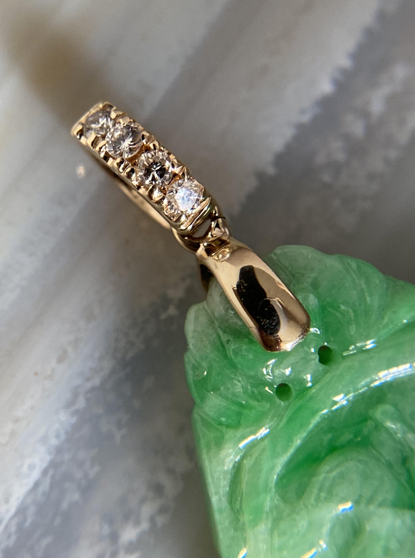 Dragon & Phoenix Jade Pendant