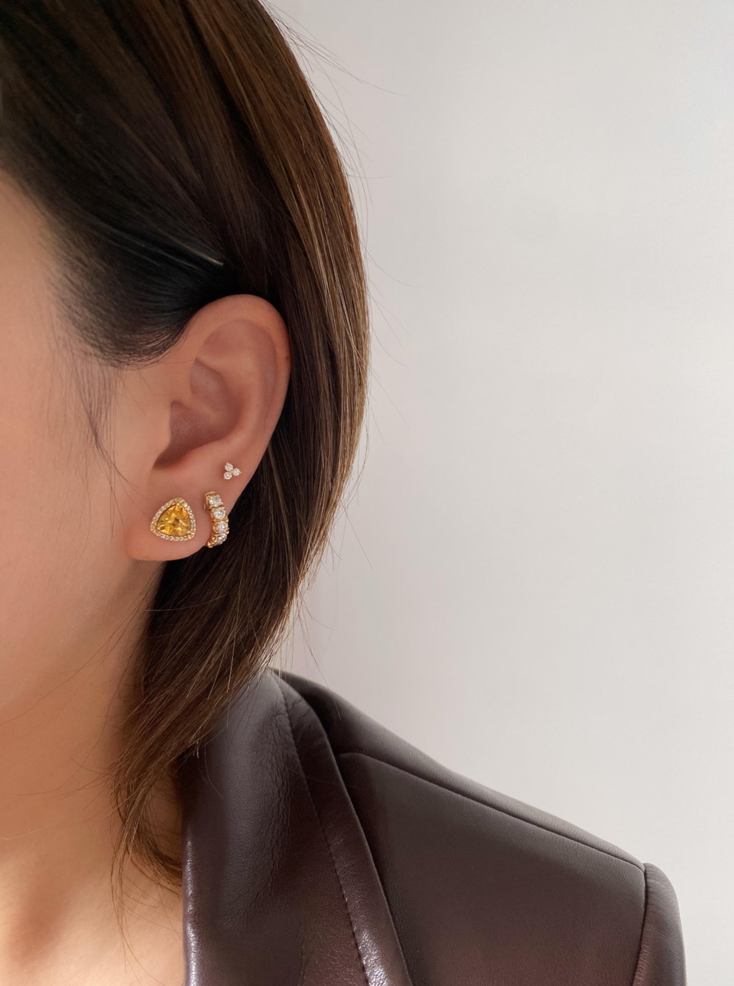 Estate Citrine Earrings