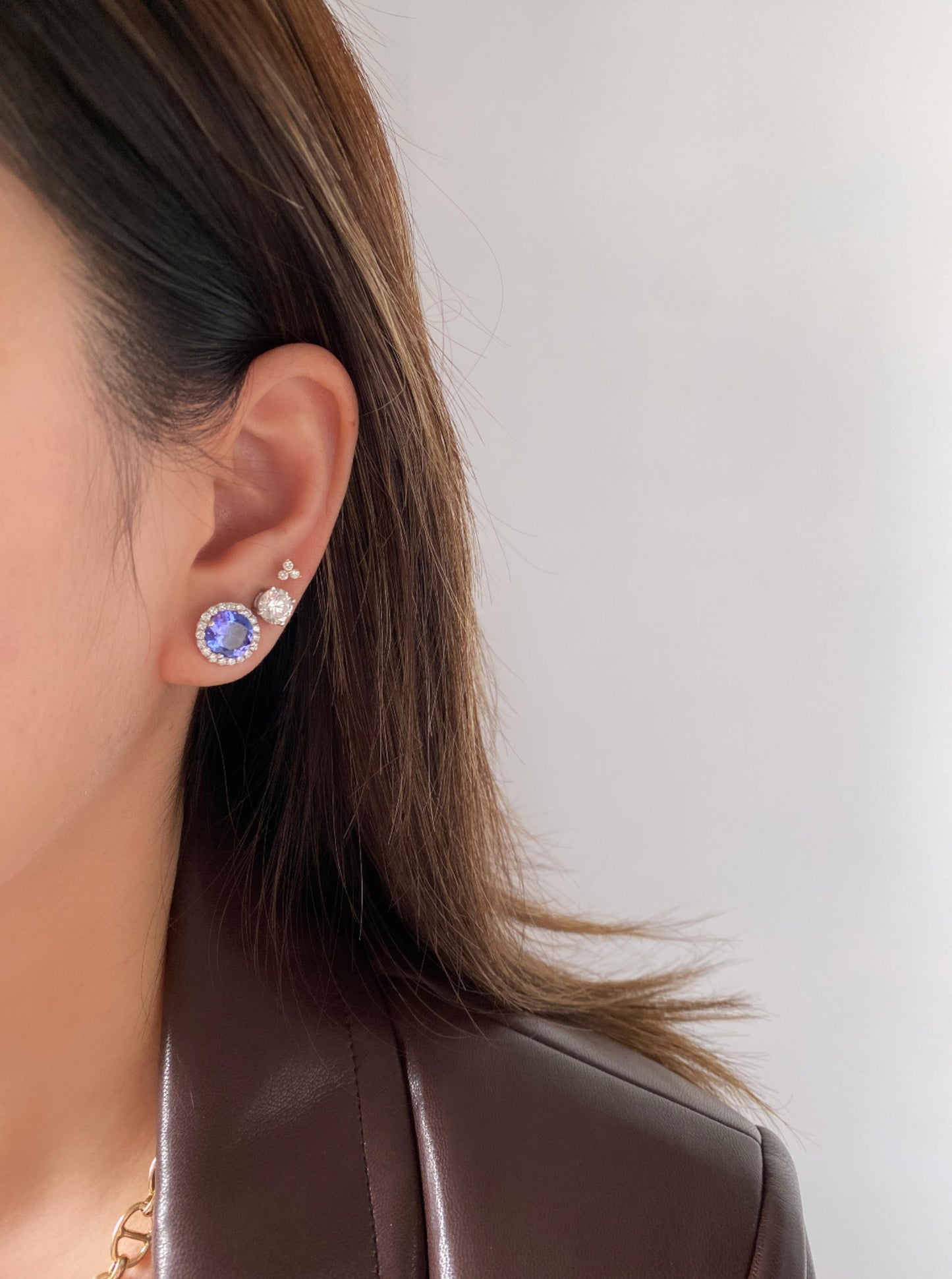 Tanzanite Cocktail Studs