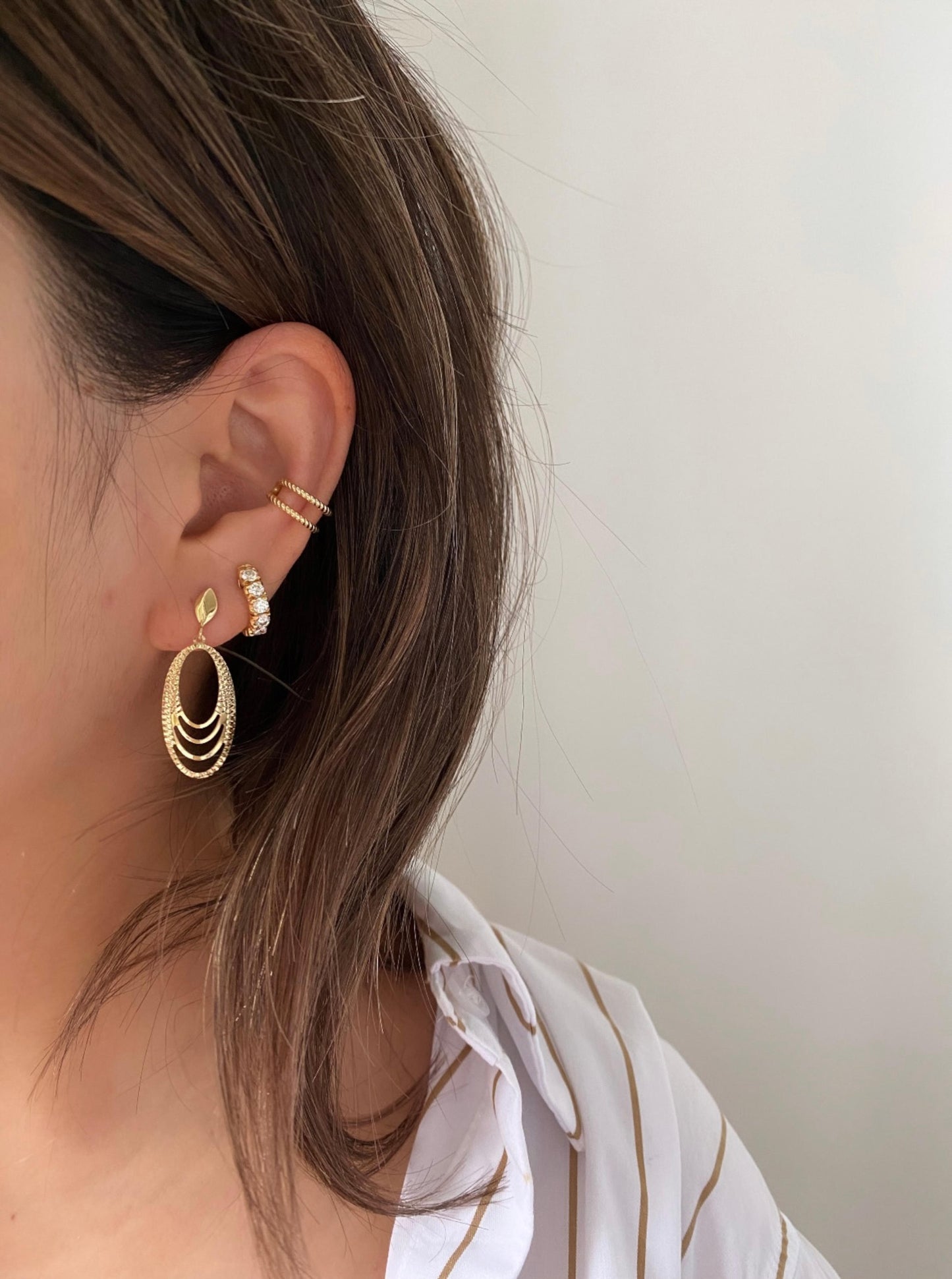 Triple Hoops Earrings