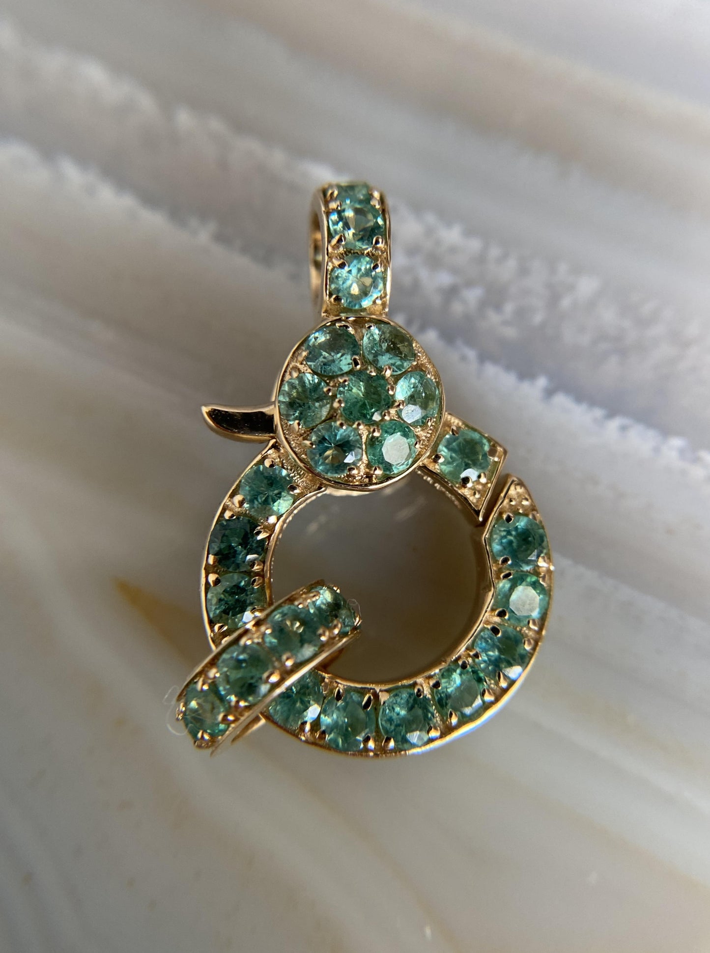 Emerald Lobster Clasp