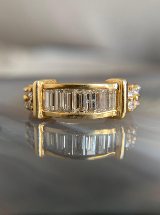 Vintage Baguette Ring