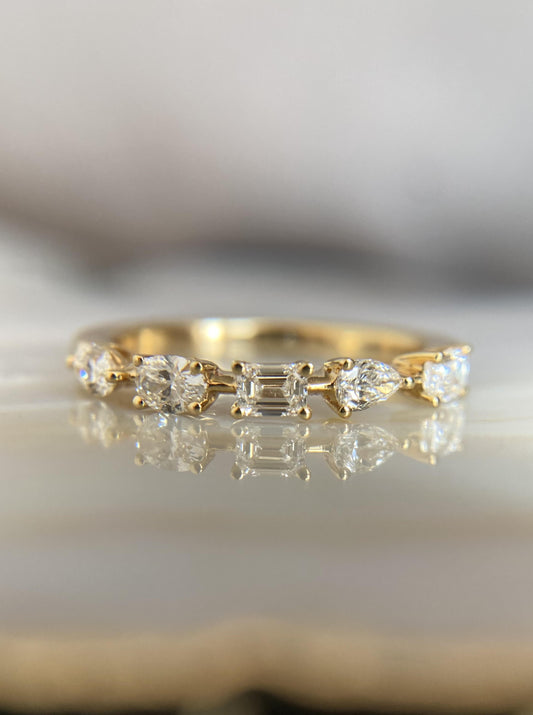 Muti Shape Diamond Band
