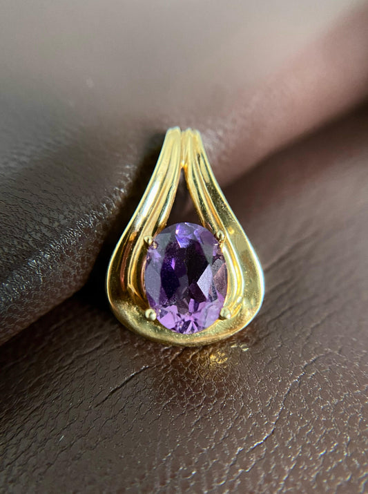 Vintage Amethyst Pendant