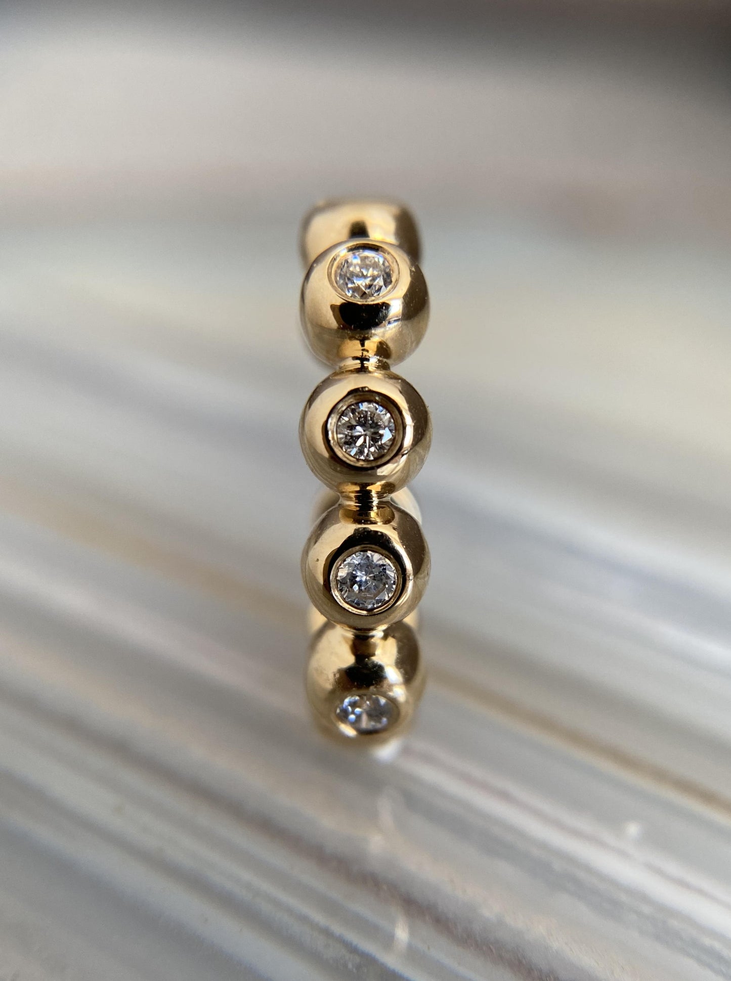 Diamond Bubble Ear Cuff