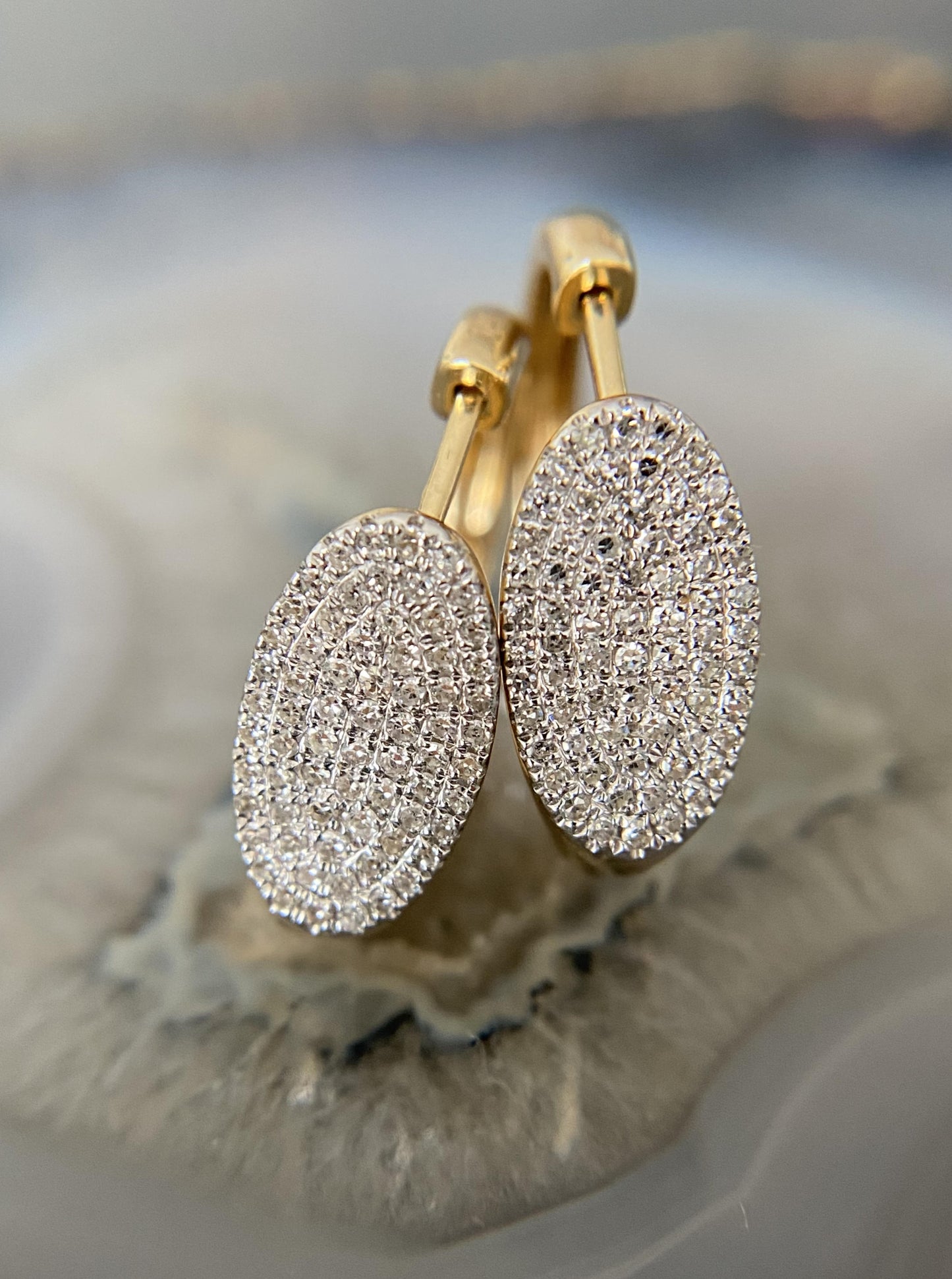 Diamond Statement Hoops