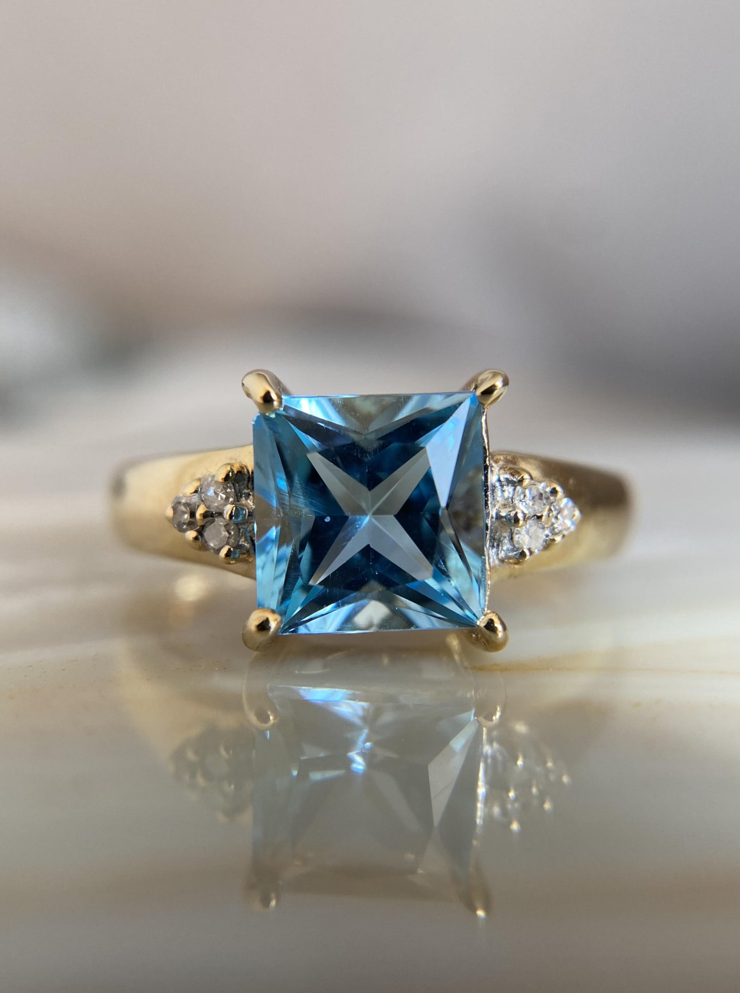 Vintage Topaz Ring