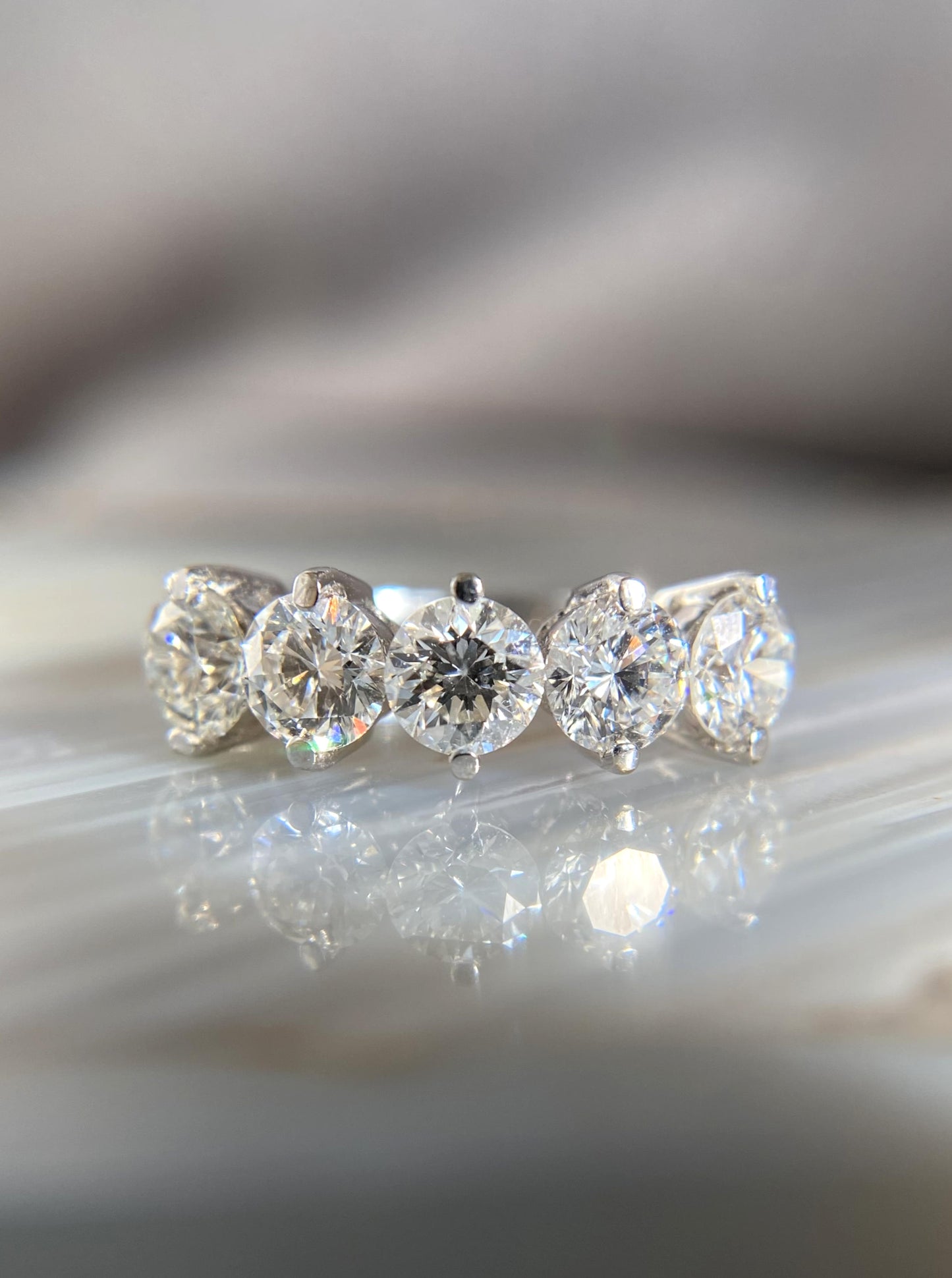 White Gold Diamond Band