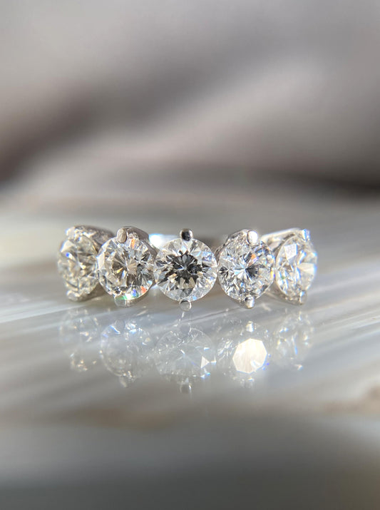 White Gold Diamond Band