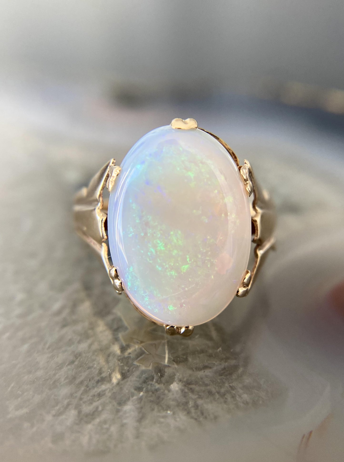 Cocktail Opal Ring