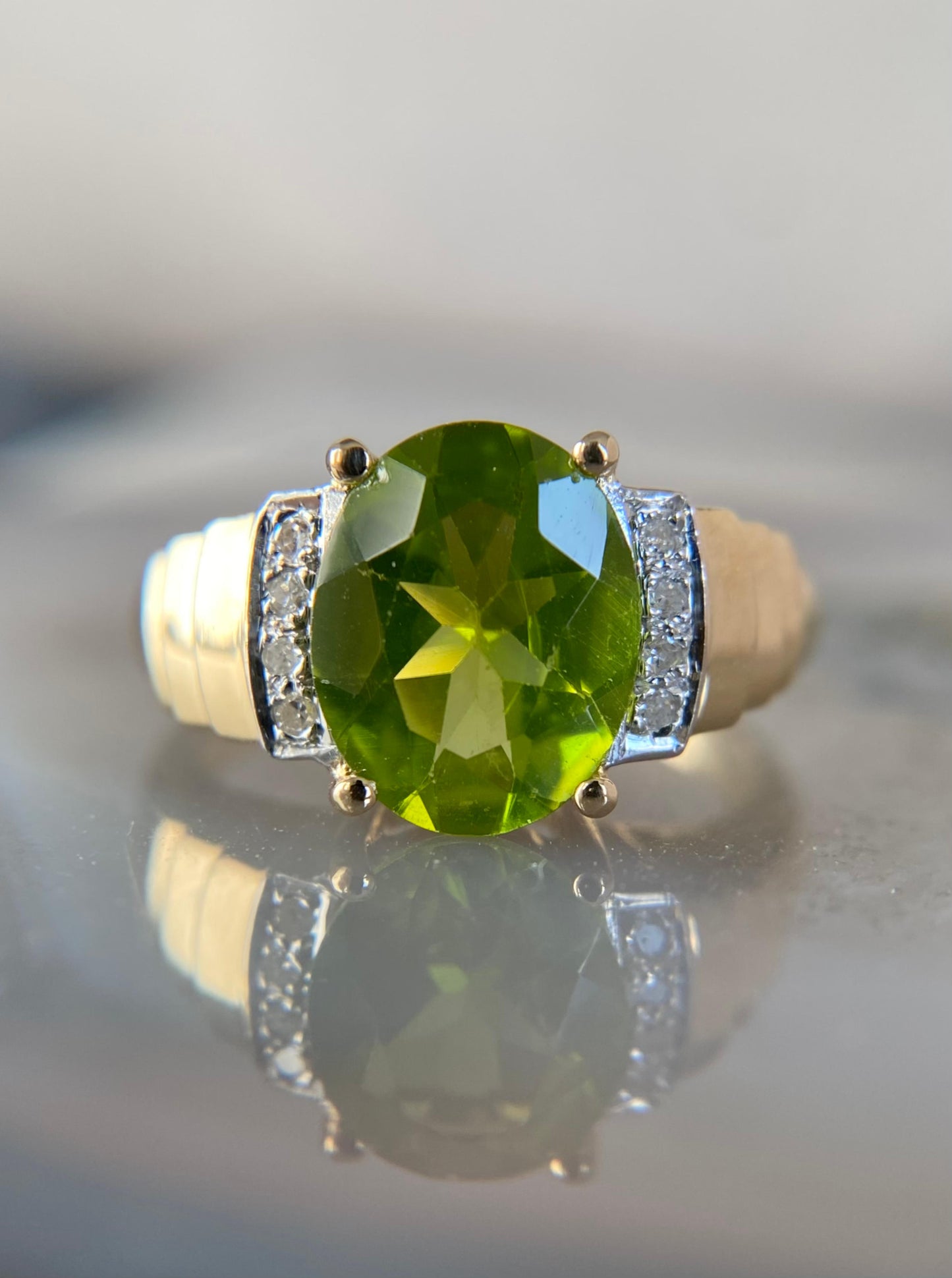 Estate Peridot Ring
