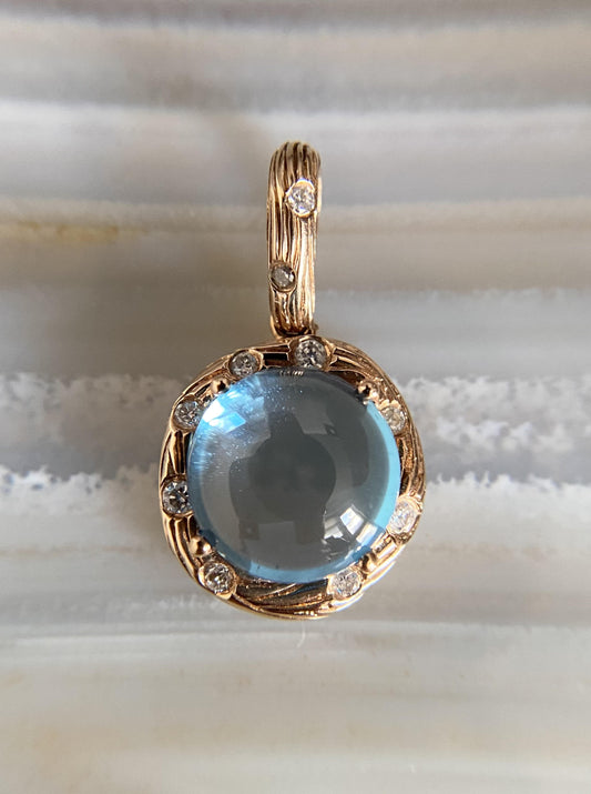 Topaz Cabochon Pendant