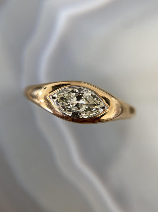 Marquise Diamond Band