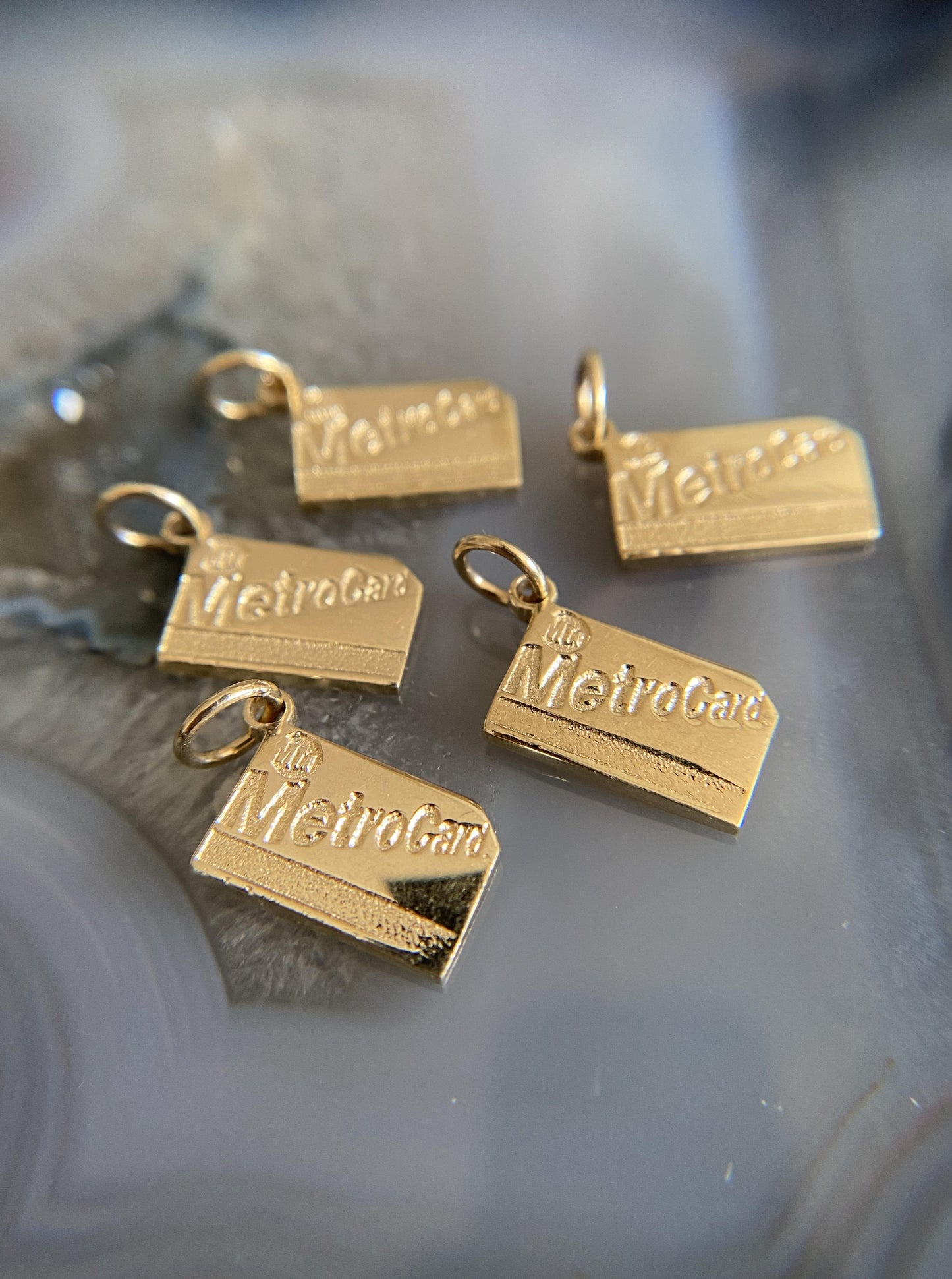 Metro Card Charm