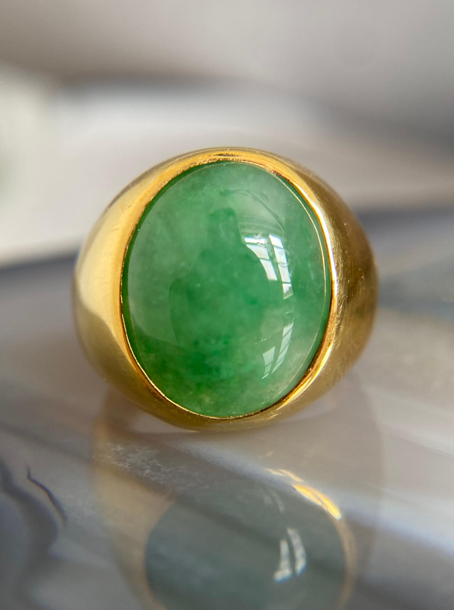 Jade Signet Ring