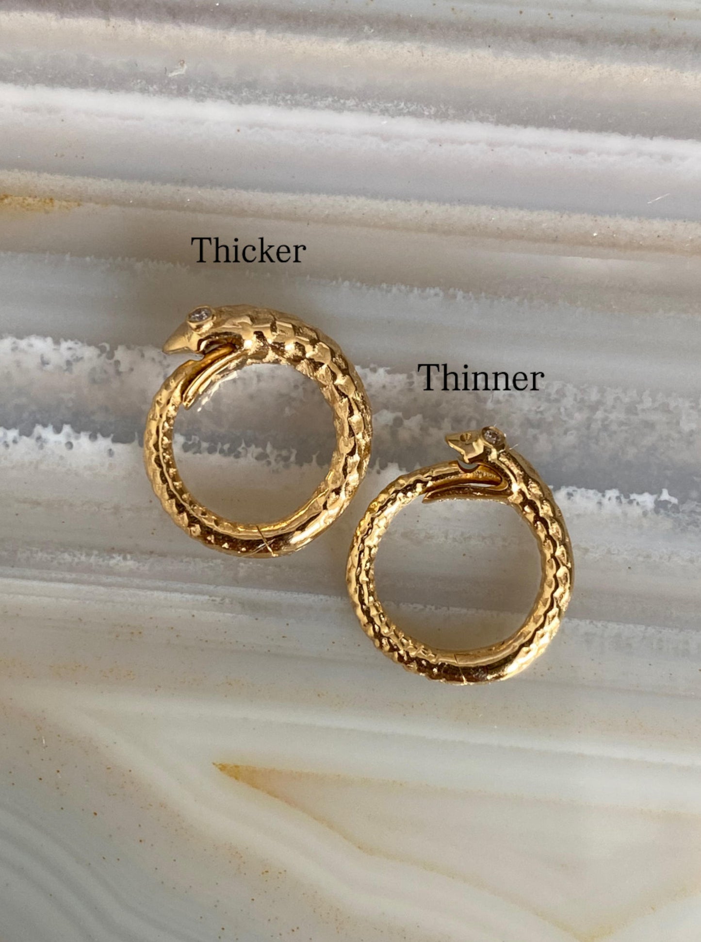 Thinner and Thicker Snake Connectors