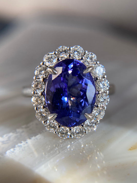 Tanzanite Ring Cocktail Ring