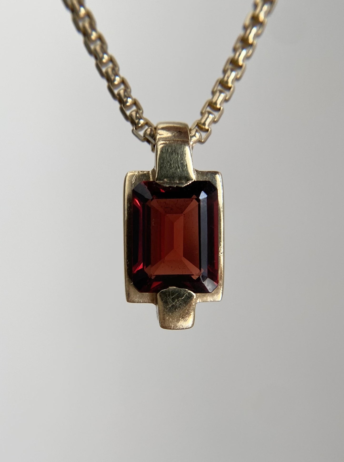 Vintage Garnet Pendant