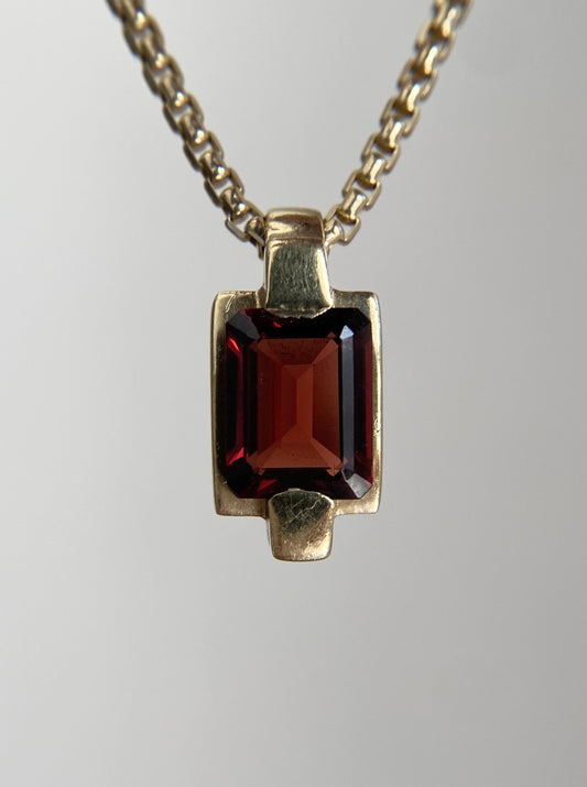 Vintage Garnet Pendant