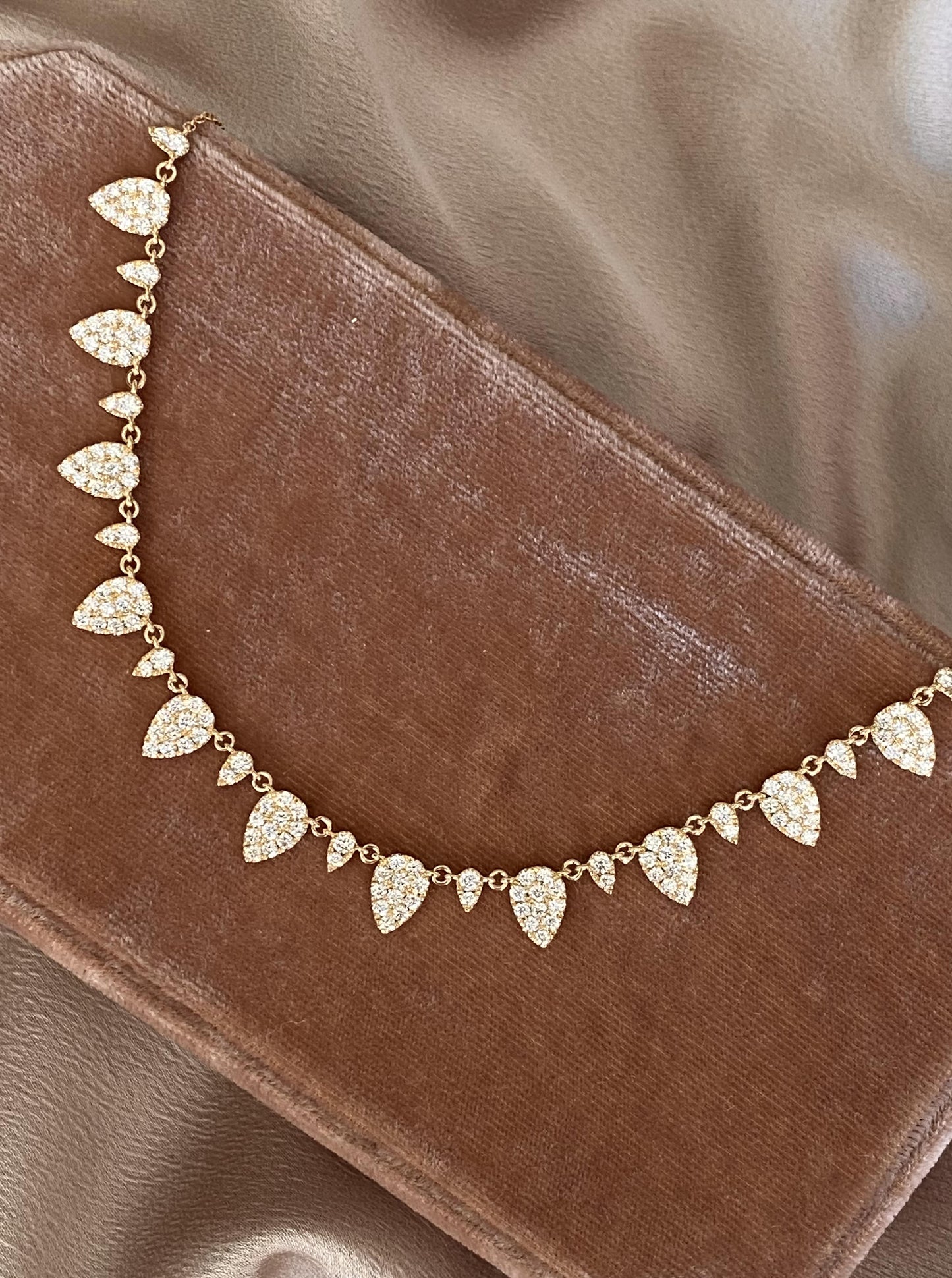 Pear Drop Diamond necklace
