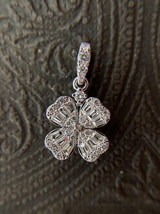 Clover Diamond Charm