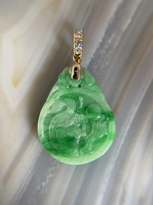 Dragon & Phoenix Jade Pendant