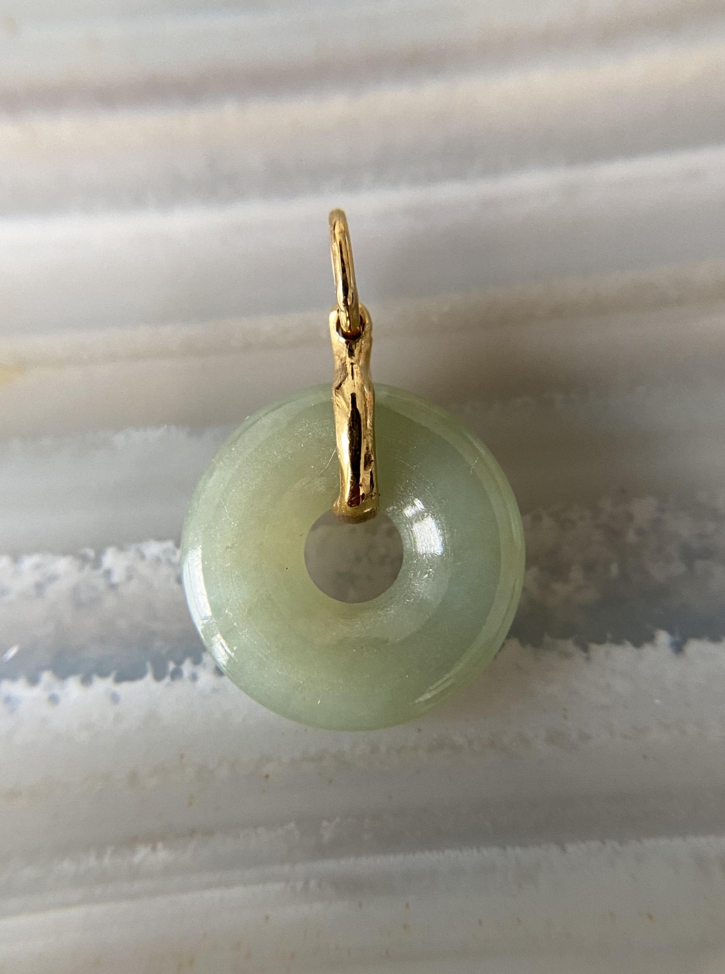 Jade Coin Charm