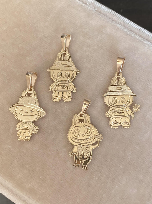 14K Labubu Charms