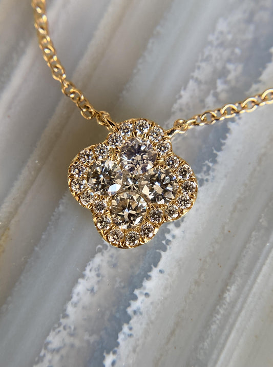 Clover Diamond Necklace
