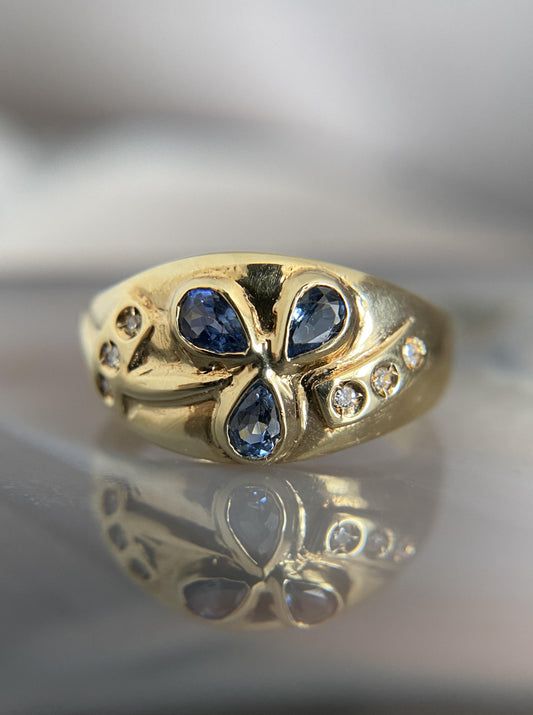 Sapphire Dome Ring