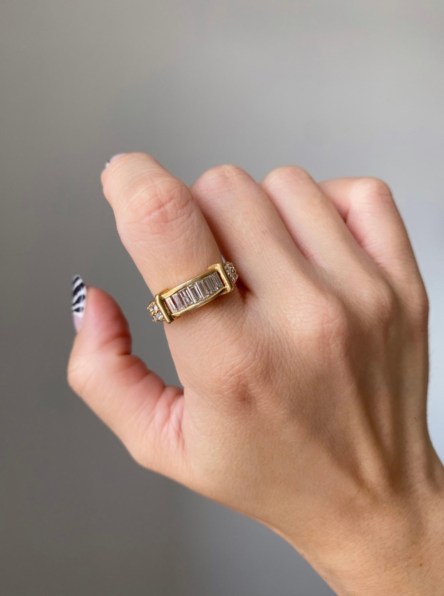 Vintage Baguette Ring