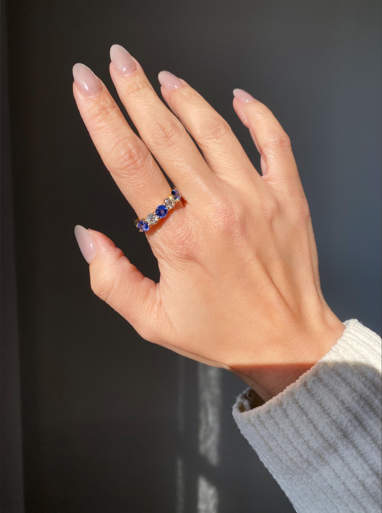 Sapphire & Diamond Band