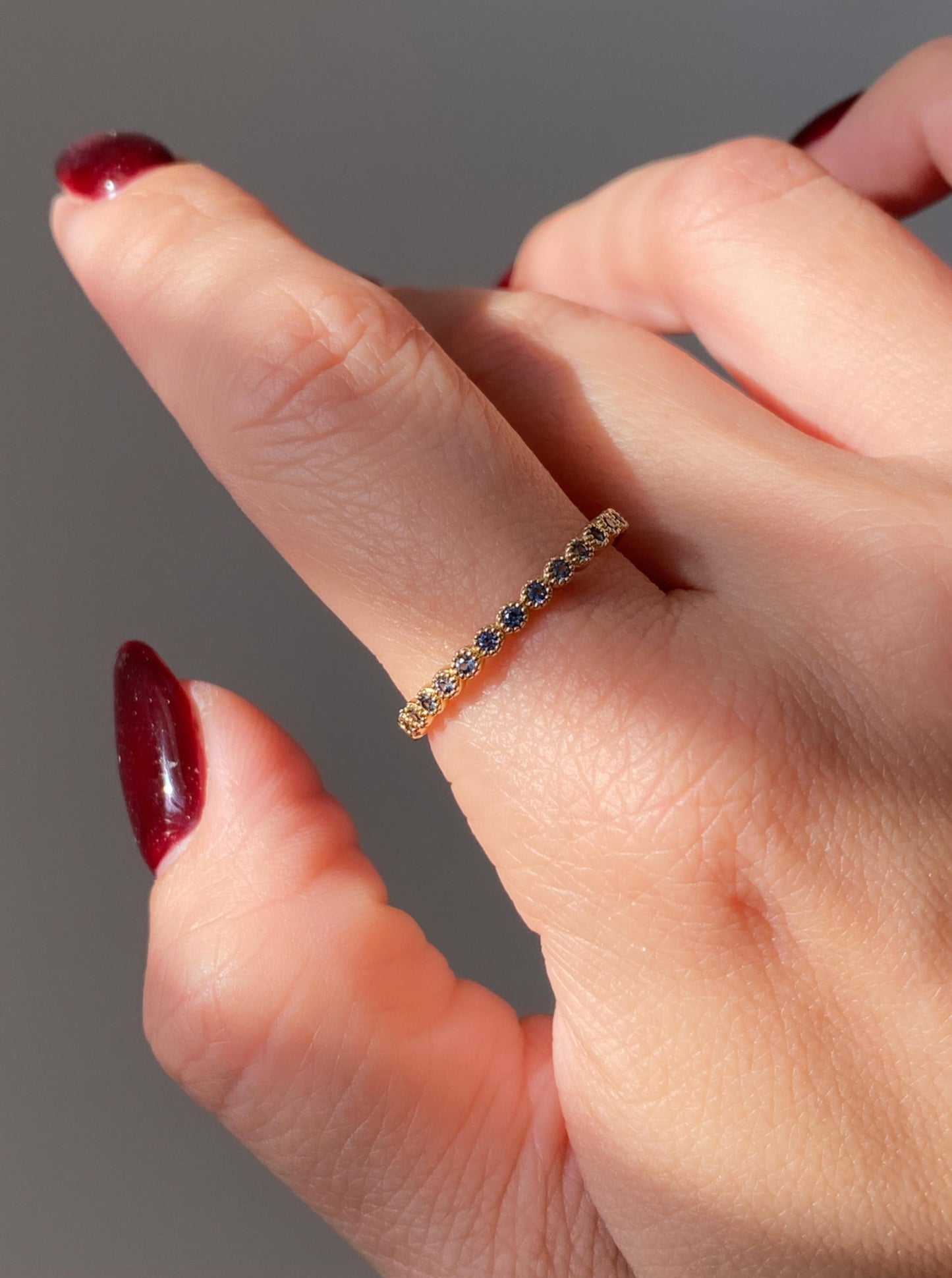 Dainty Sapphire Band