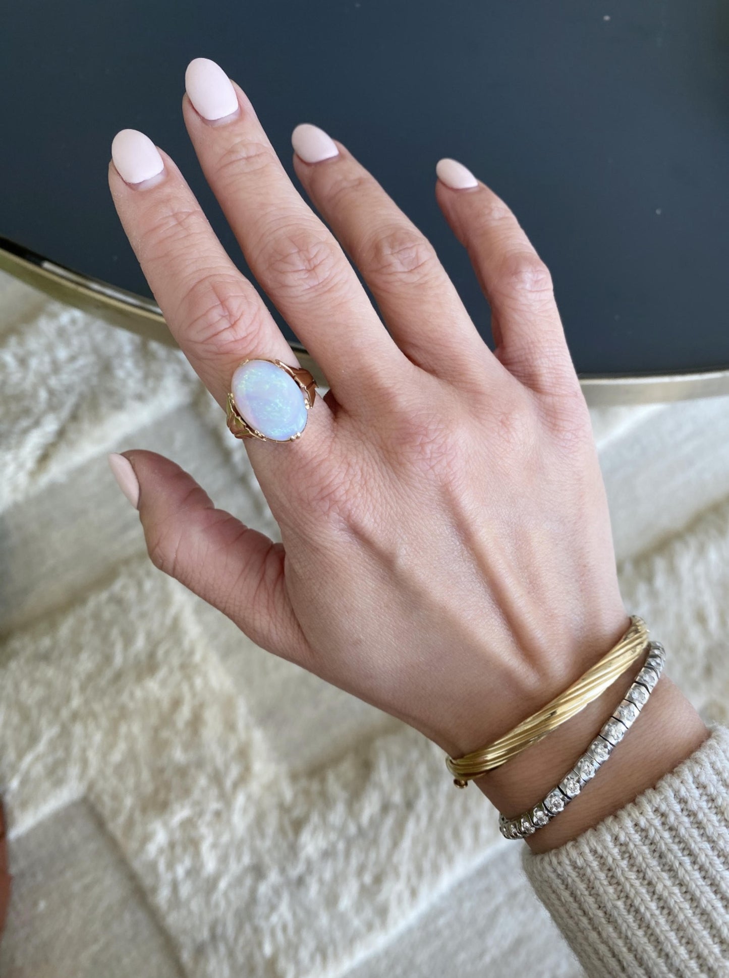 Cocktail Opal Ring
