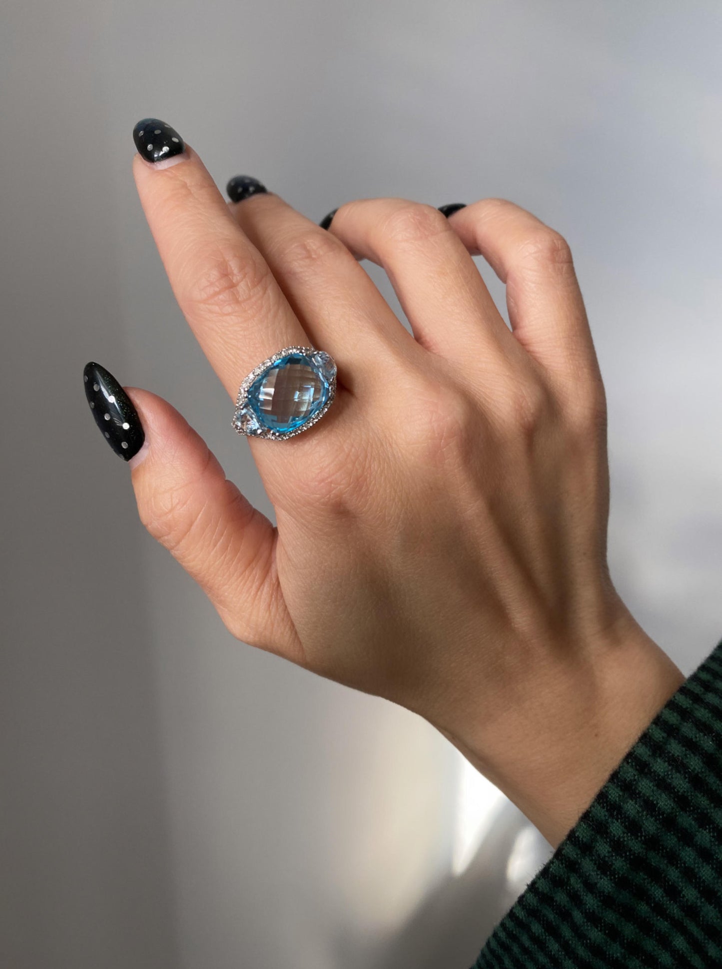 Estate Statement Topaz Ring
