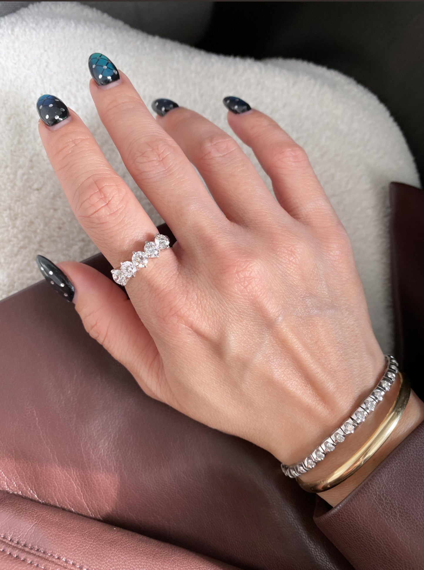 White Gold Diamond Band