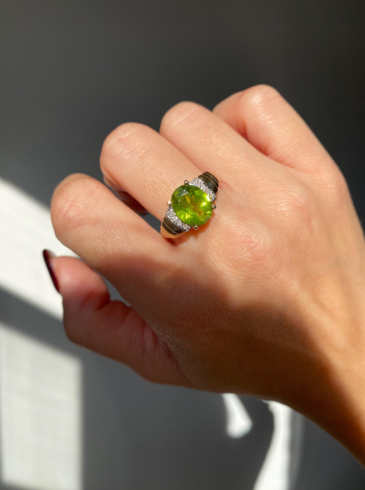 Estate Peridot Ring