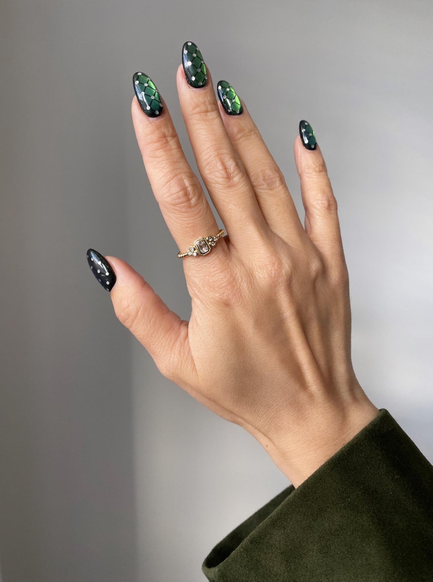 Celestial Diamond Bezel Ring