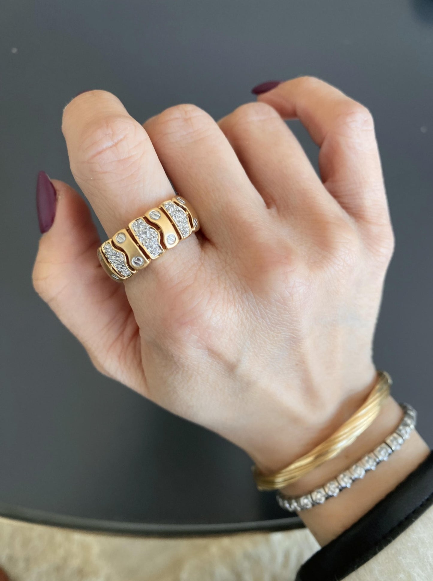 Semi Matte Belt Link Band