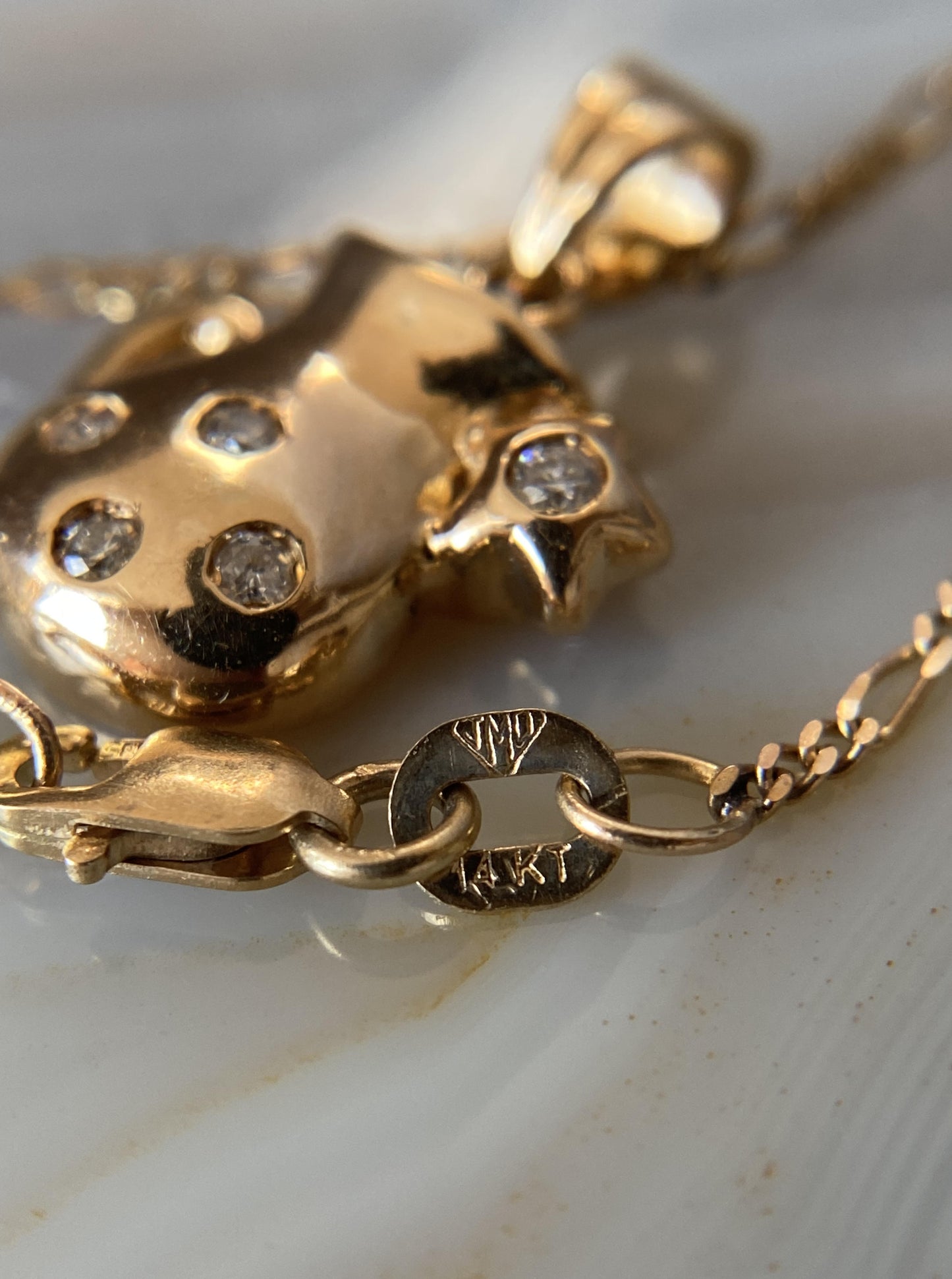 Celestial Water Pitcher Charm Necklace