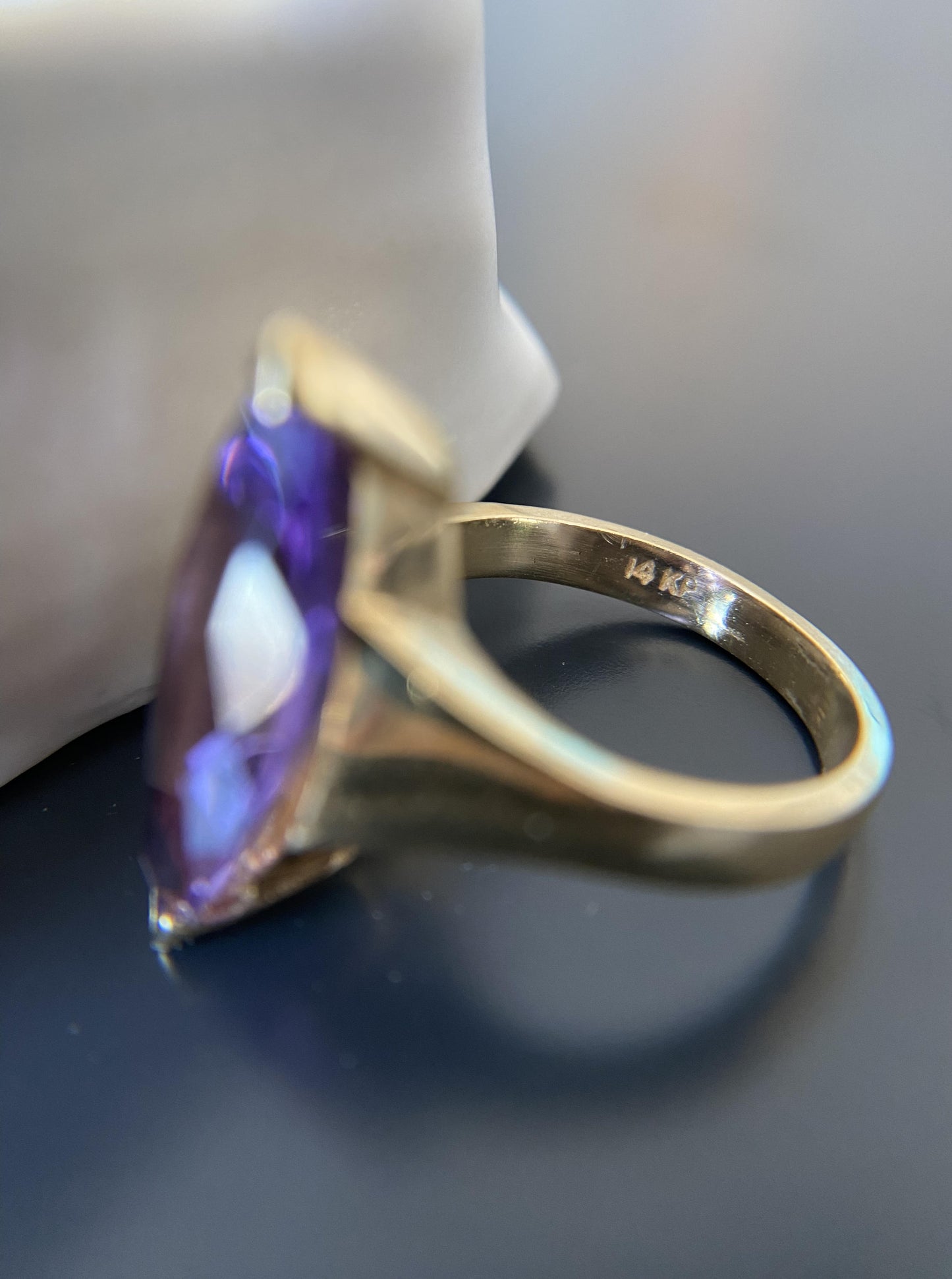 Vintage Marquise Amethyst Ring