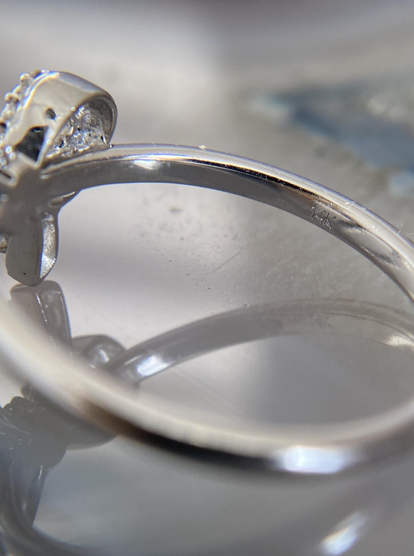 Diamond Bow Tie Ring