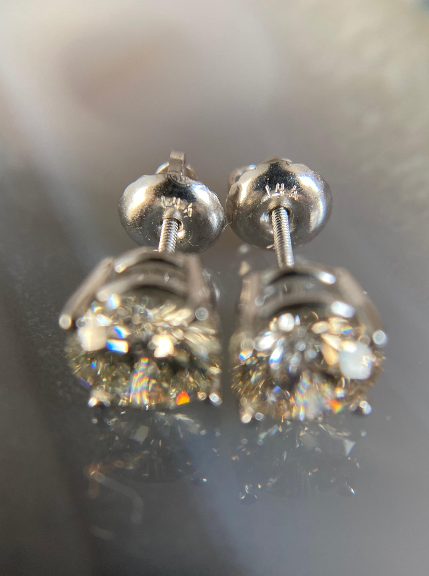 Natural Diamond Studs (2ct)