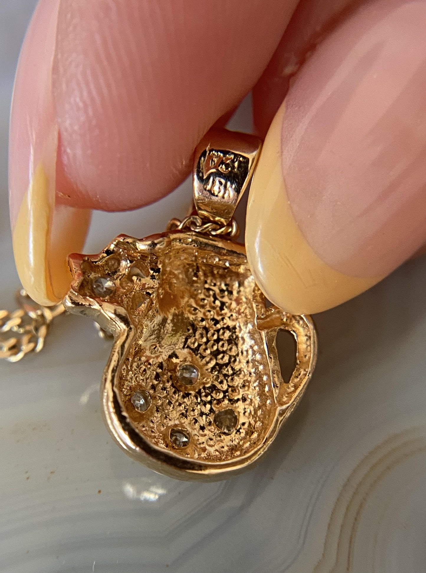 Celestial Water Pitcher Charm Necklace