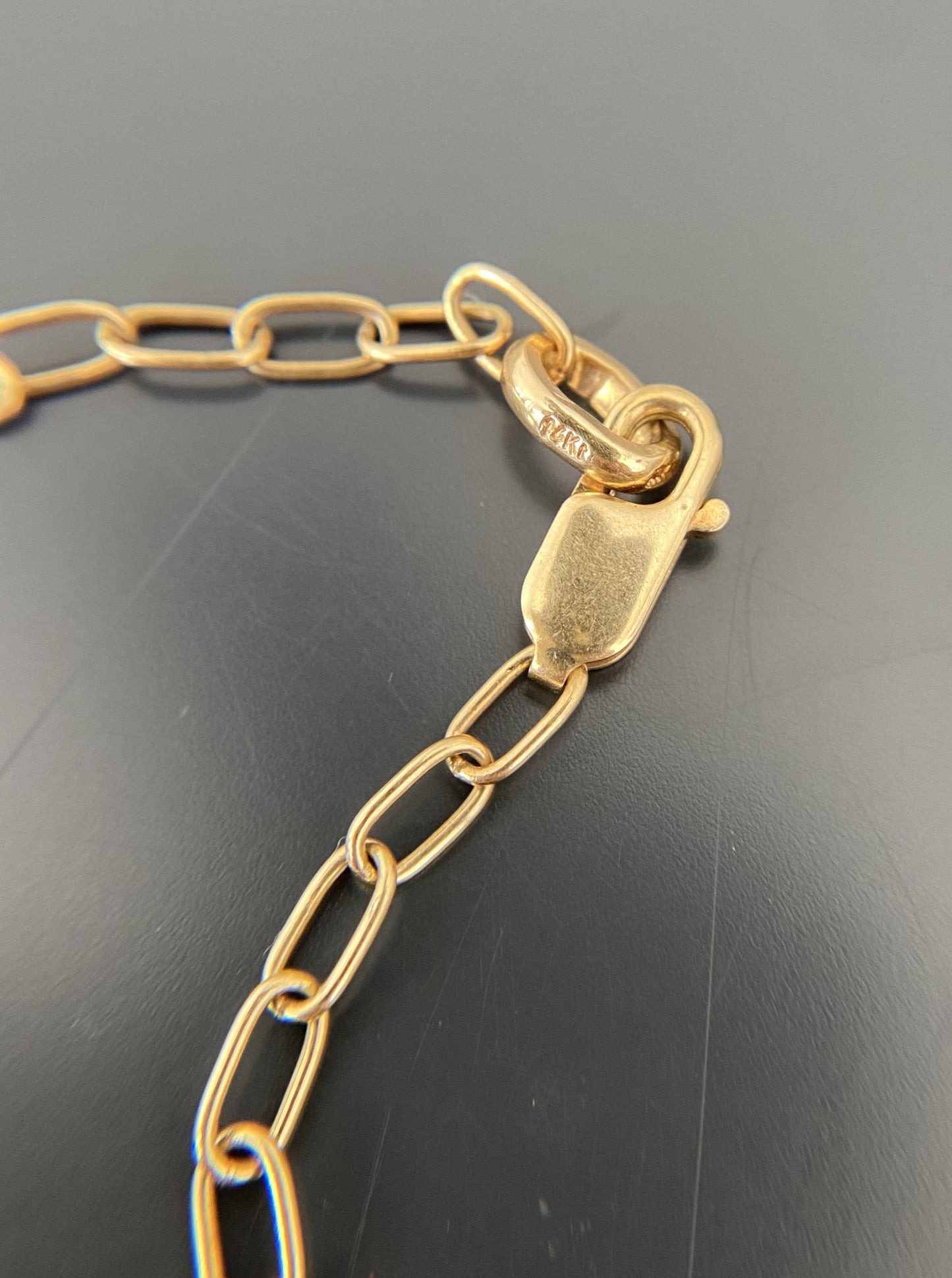 Solid Heart Lariat Necklace