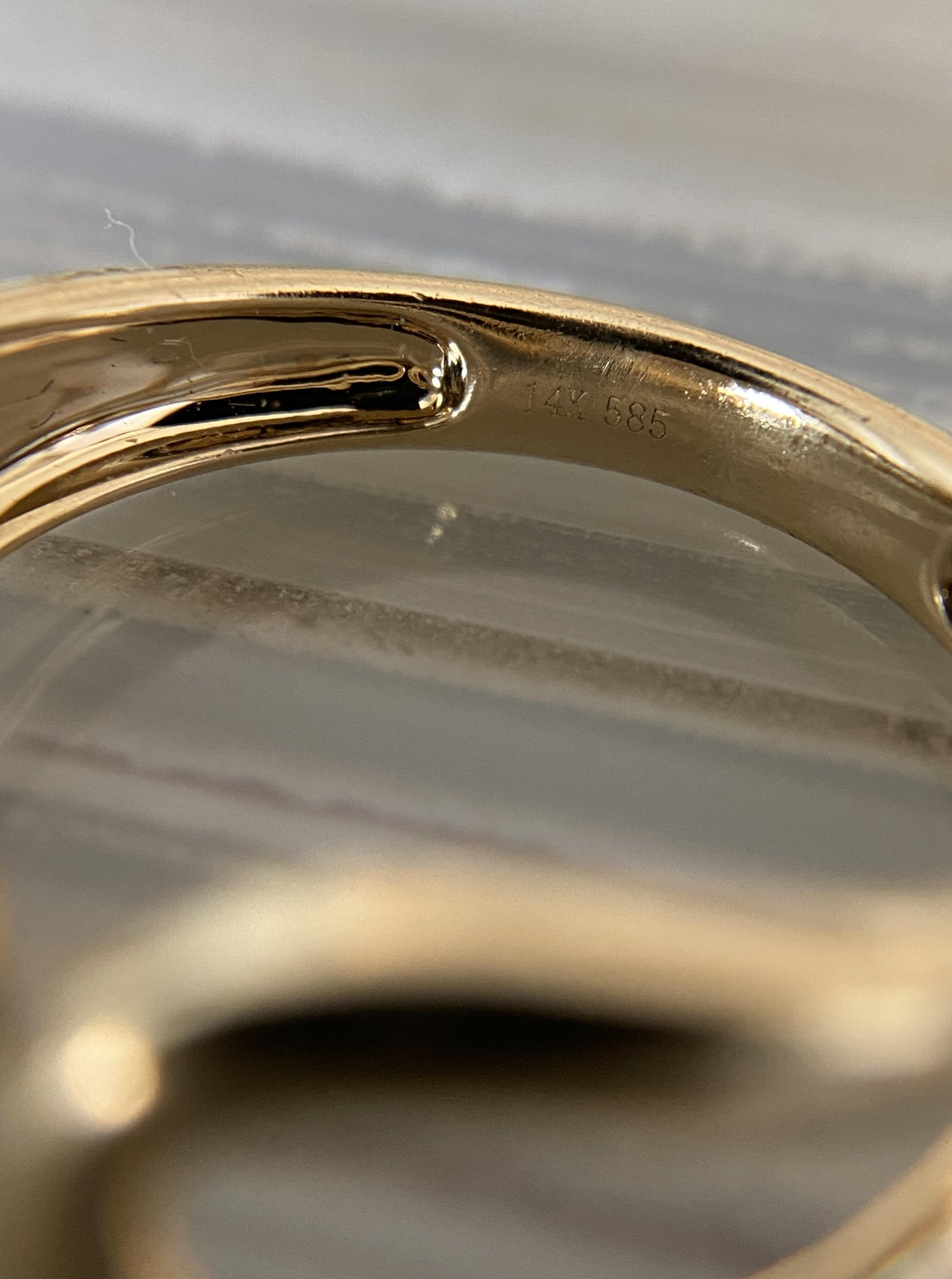 Double "U" Diamond Open Ring