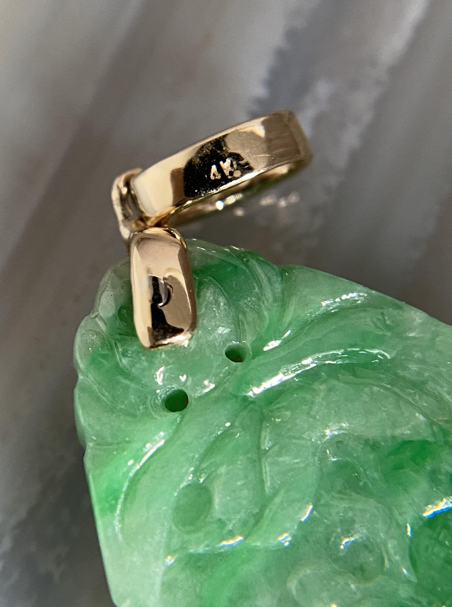 Dragon & Phoenix Jade Pendant