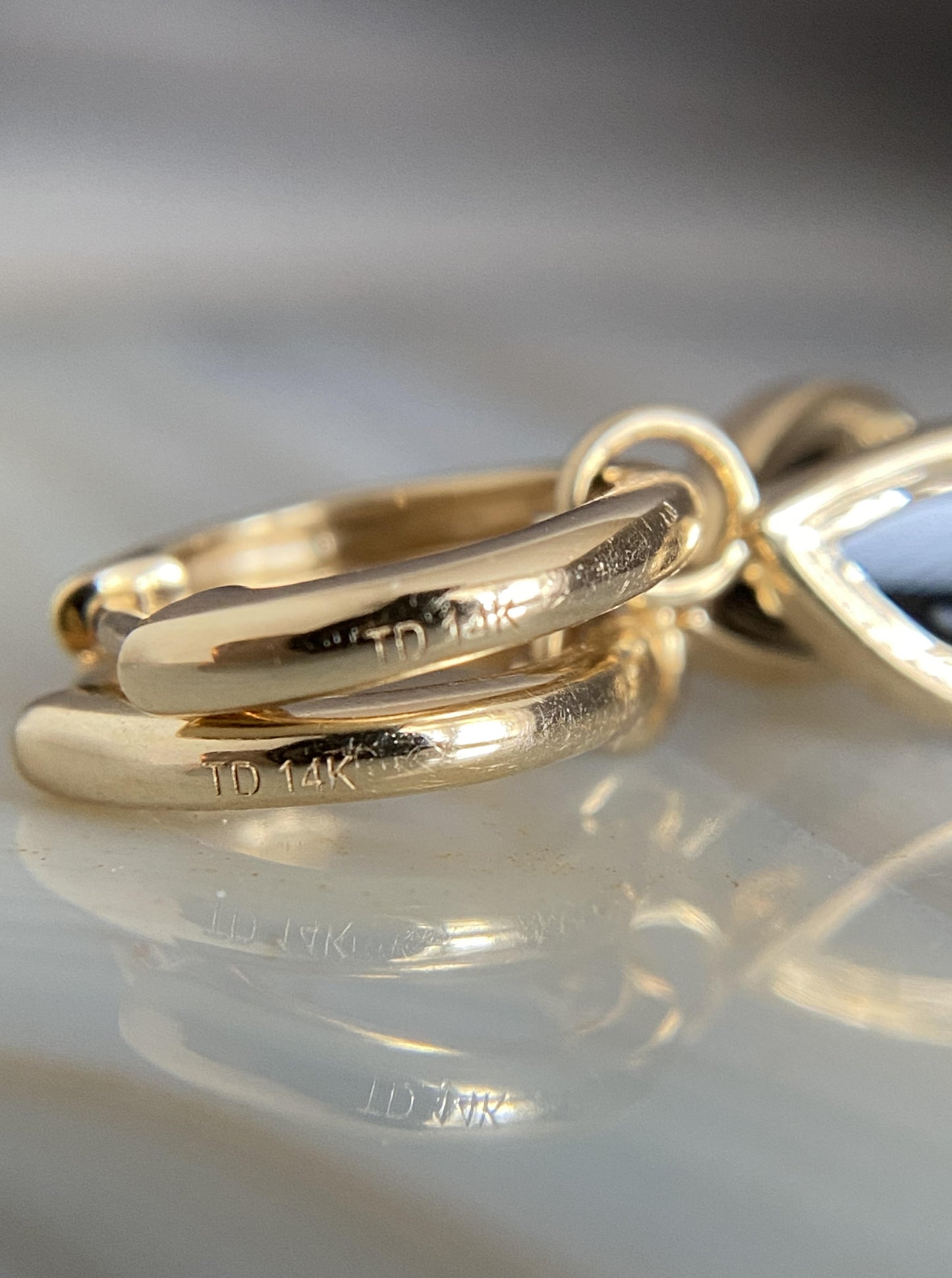 Pear Onyx Dangle Earrings