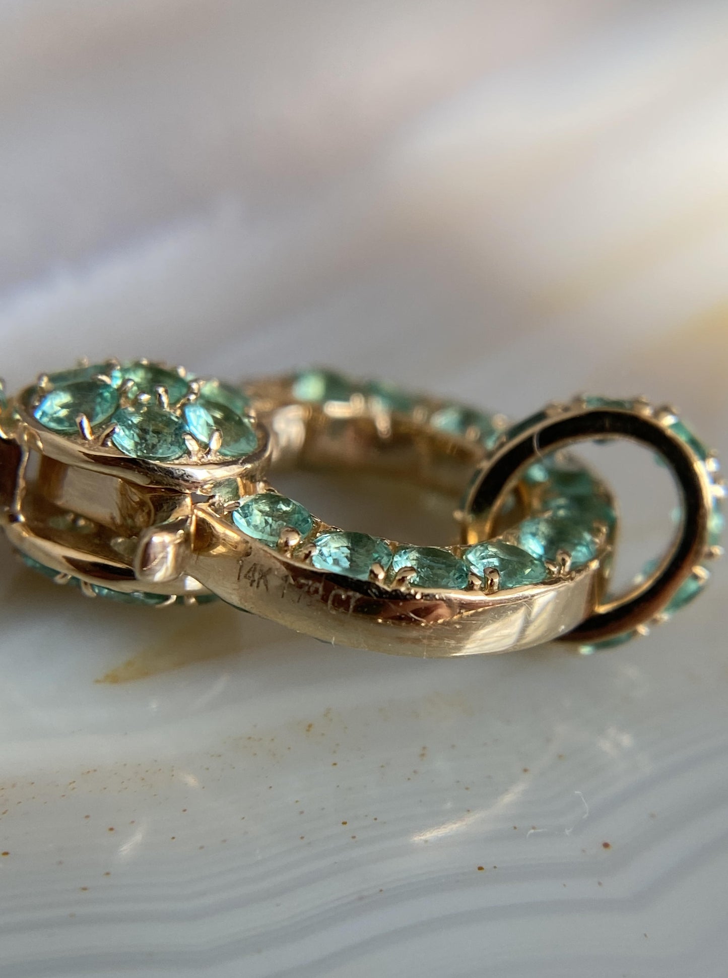 Emerald Lobster Clasp