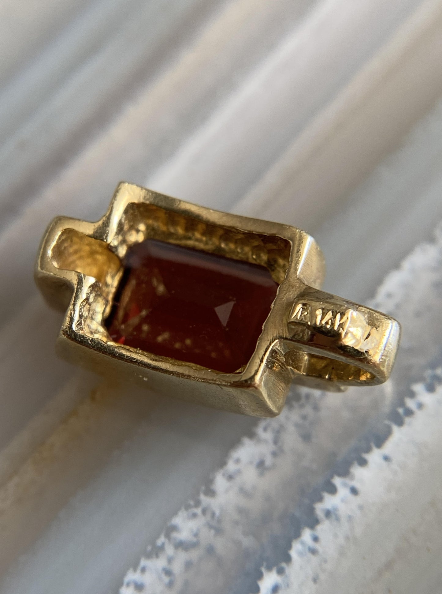 Vintage Garnet Pendant